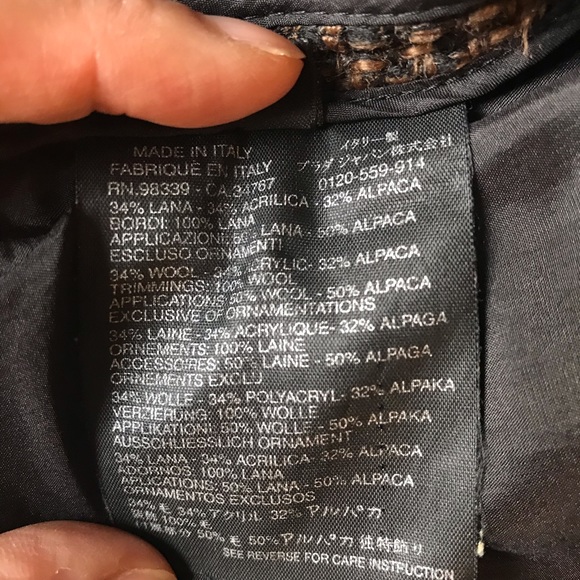 PRADA alpaca/wool cropped jacket - Picture 10 of 10